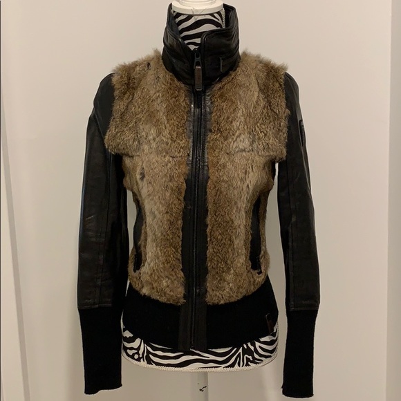 Rudsak leather & fur jacket - Picture 4 of 10